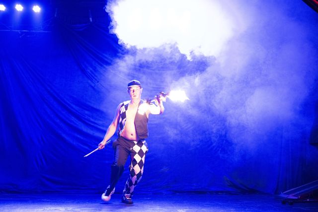 Mouse, fire performance at Dante's Sinferno — frame 3
