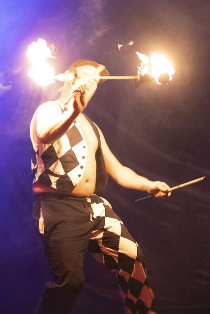 Mouse, fire performance at Dante's Sinferno — frame 11