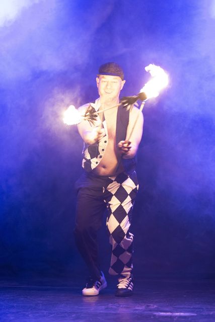 Mouse, fire performance at Dante's Sinferno — frame 21