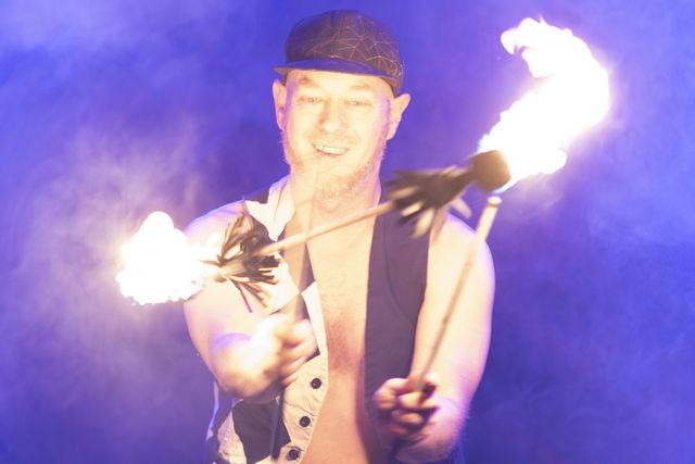 Mouse, fire performance at Dante's Sinferno — frame 22