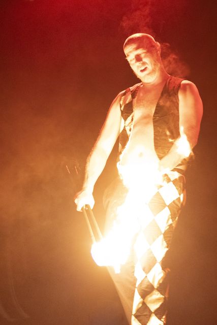Mouse, fire performance at Dante's Sinferno — frame 38