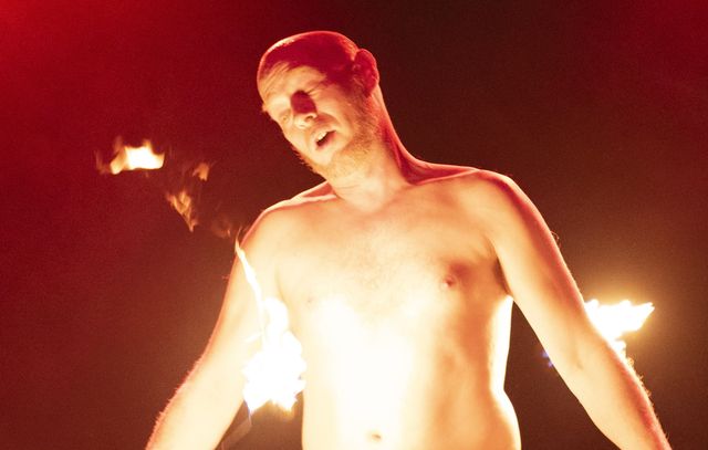 Mouse, fire performance at Dante's Sinferno — frame 52