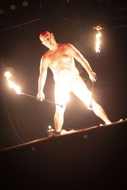 Mouse, fire performance at Dante's Sinferno — frame 53